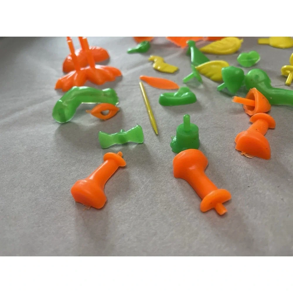Vintage Potato Head Replacement Pieces Feet Hat Arm Ear Hair Accessories‎